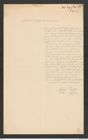k.k. naturhistorisches Hofmuseum, Intendanzakten 1885-1896 (Hauer), Aktenzahl Z.6/1888, Seite 1